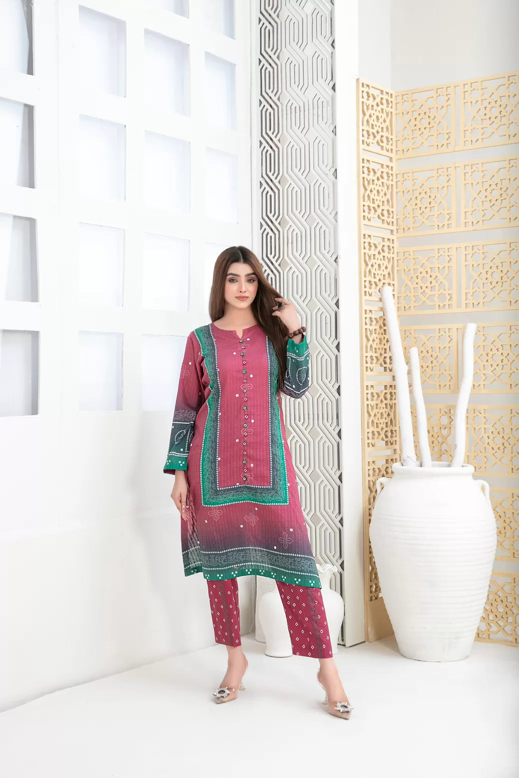 Tawakkal Faye 2 Piece Stitched Suit - 08