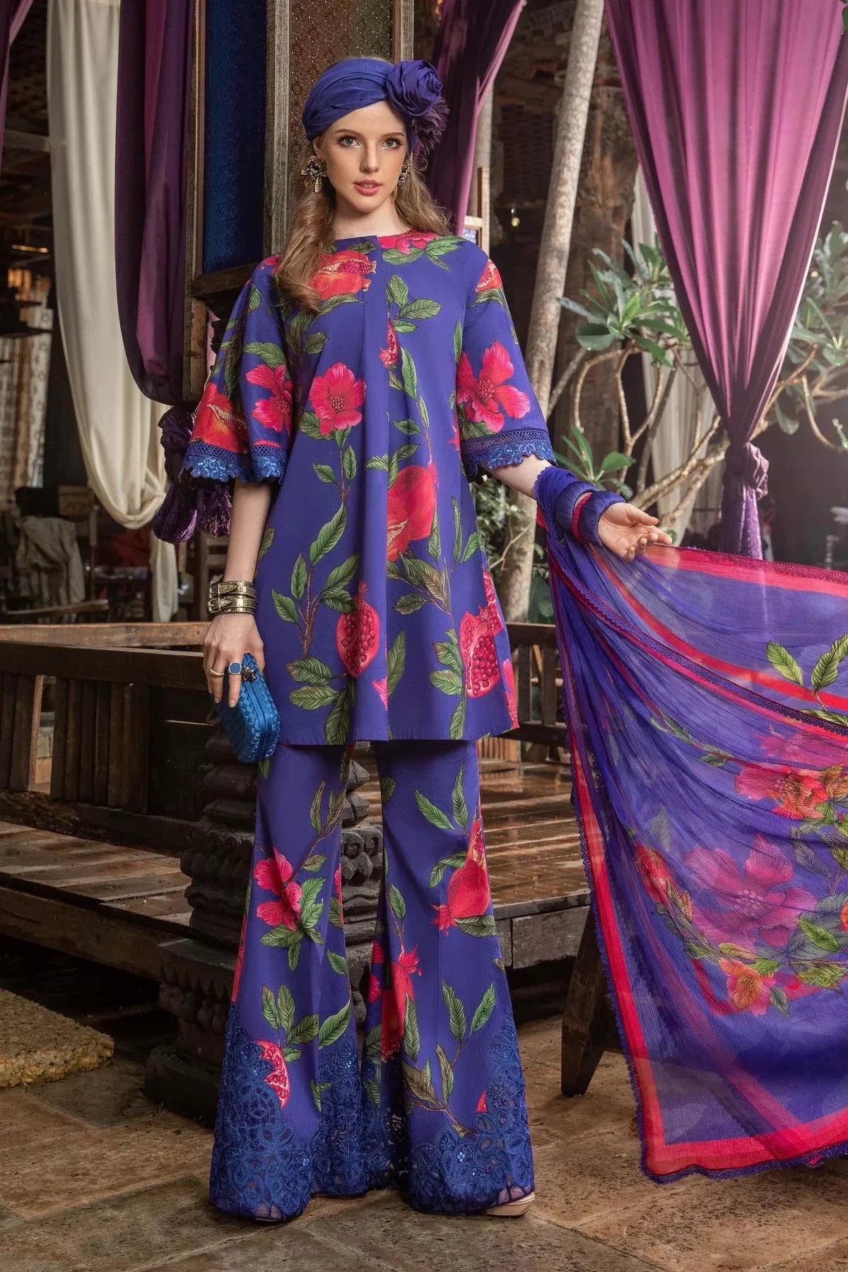 Maria.B M.Prints 3 Piece Stitched Suit - 15