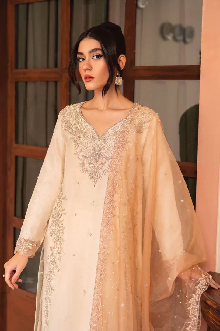 3 Piece Stitched Embroidered Suit By Mushq - PERLA