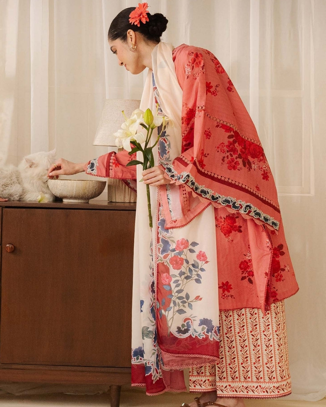 Coco Prints Drop Two By Zara Shahjahan 3 Piece Stitched Suit - 01