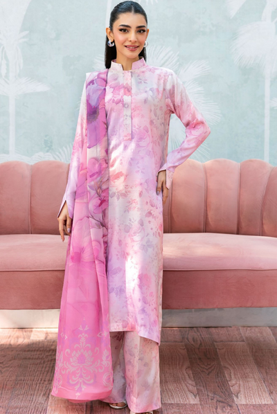 3 Piece Stitched Digital printed Lawn Basics Rawsilk From AFSANAH AR–101