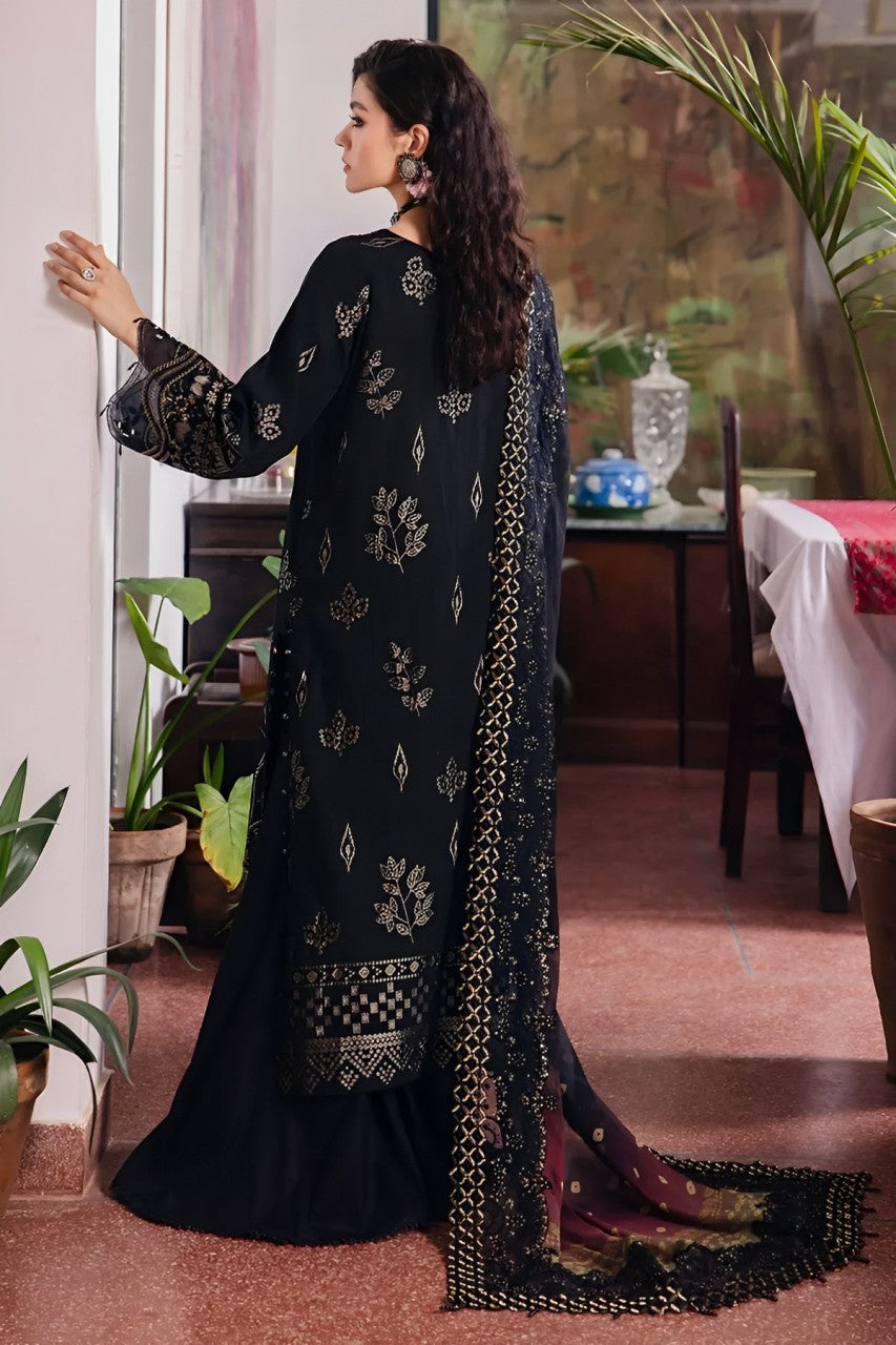 Nureh Maya Jacquard 3Piece Stitched Suit - 01