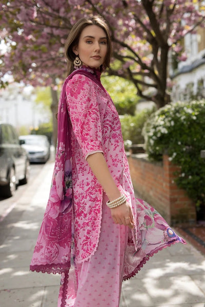 3 Piece Stitched Embroidered Printed Lawn Suit From Sobia Nazir Basics'25 Collection - 01