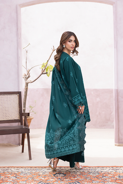 3 Piece Stitched Winter Essentials By LSM Lakhany Embroidered Cashmi Wool LG-IZ-0475-A