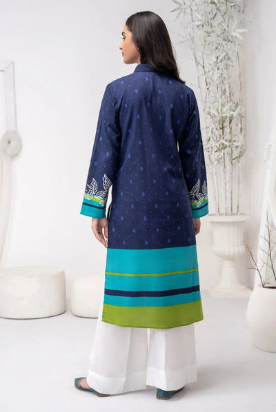 1 Pc Stitched Printed Khaddar Shirt By Limelight Winter Collection - 01