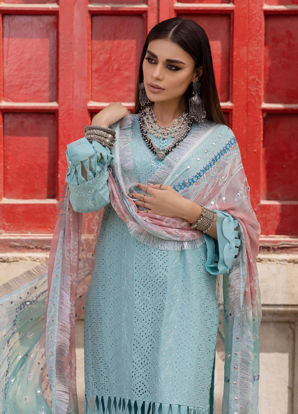 Nureh Bazaar 3 Piece Stitched Suit - 06