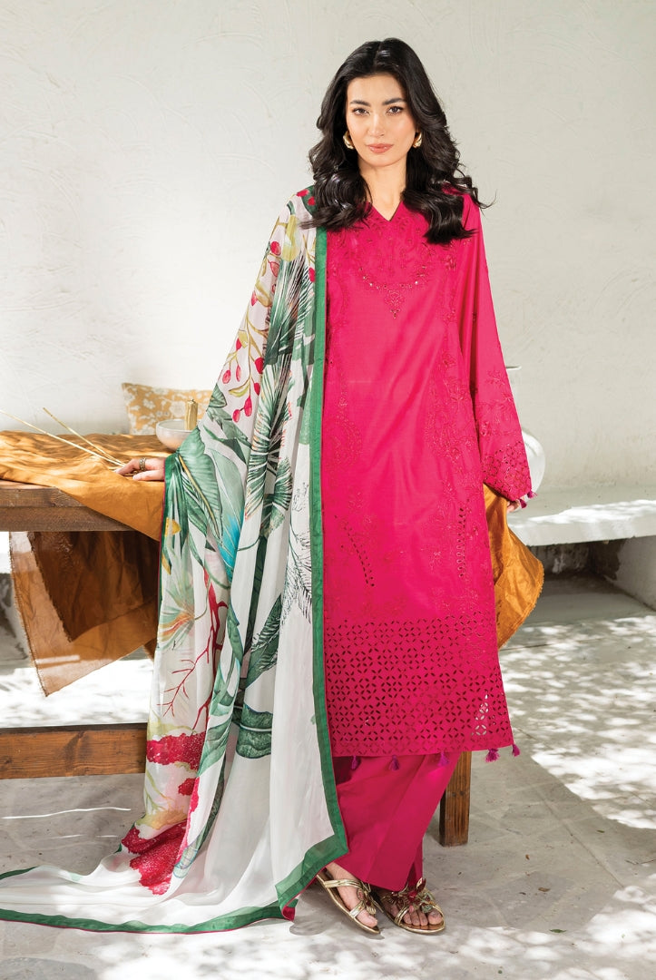 Sienna 3 Piece Stitched Lawn Suit Collection'24 By Muraad - ELAILA