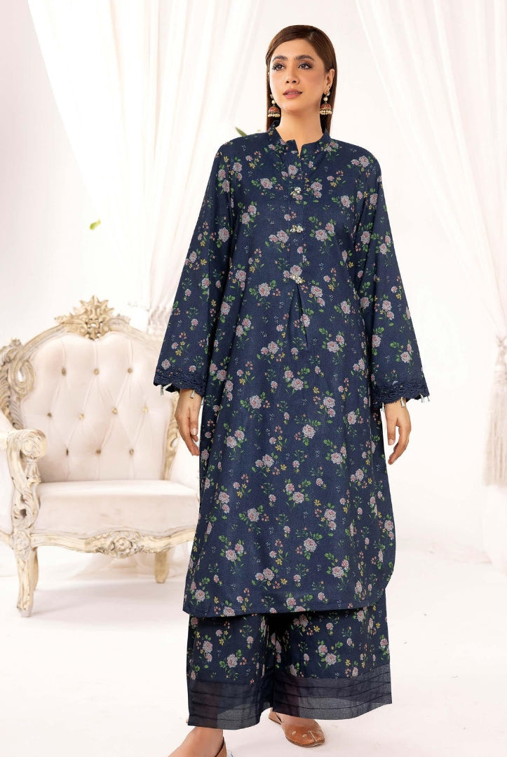 2 Piece Stitched Printed Winter Suits Collection From Inaaya By Johra - 01