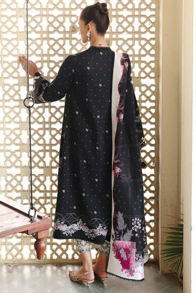 3 Piece Stitched Qalamkar Qprint'25 QW# 01 (A) TYANA