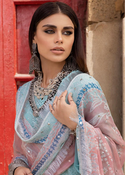 Nureh Bazaar 3 Piece Stitched Suit - 06