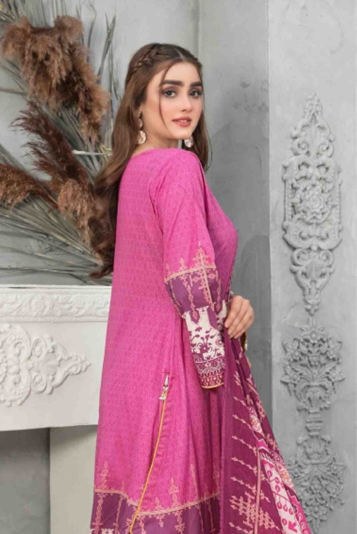 3Piece Stitched Suit By Tawakkal Devina - 10