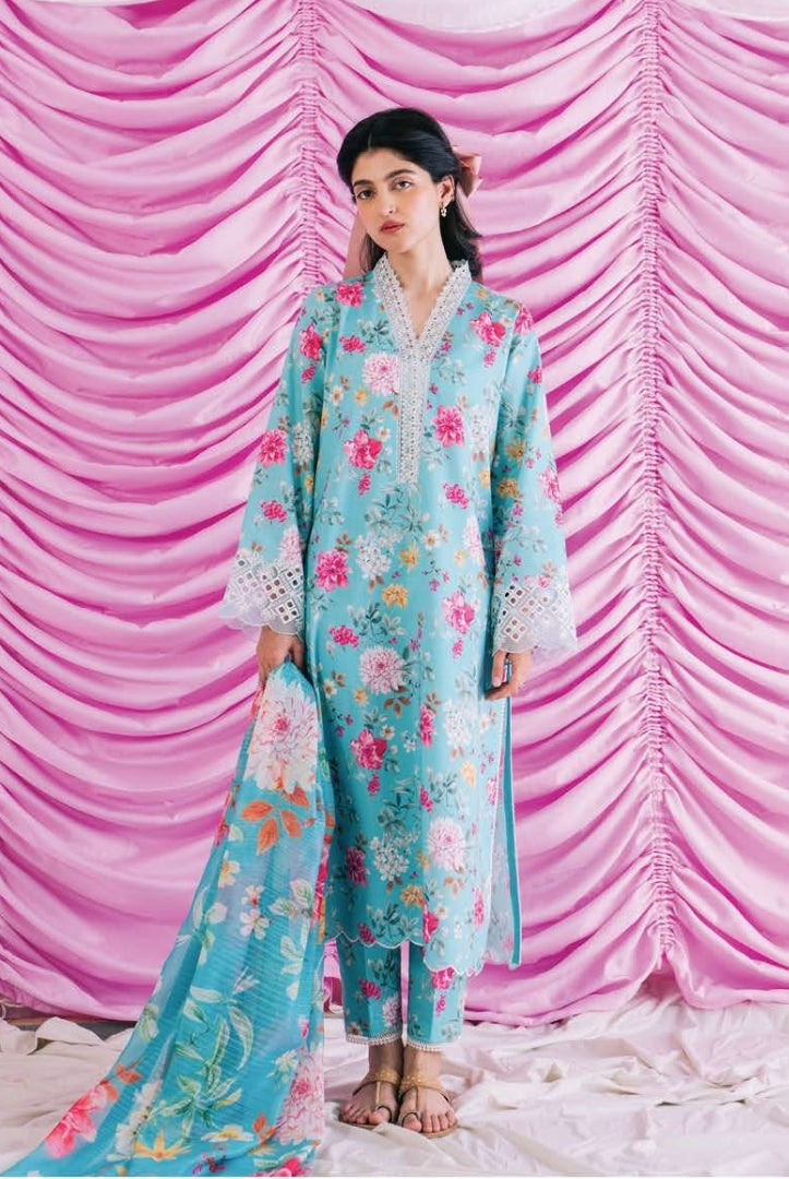 Rinesa By Ayzel 3 Piece Stitched Suit - CALI