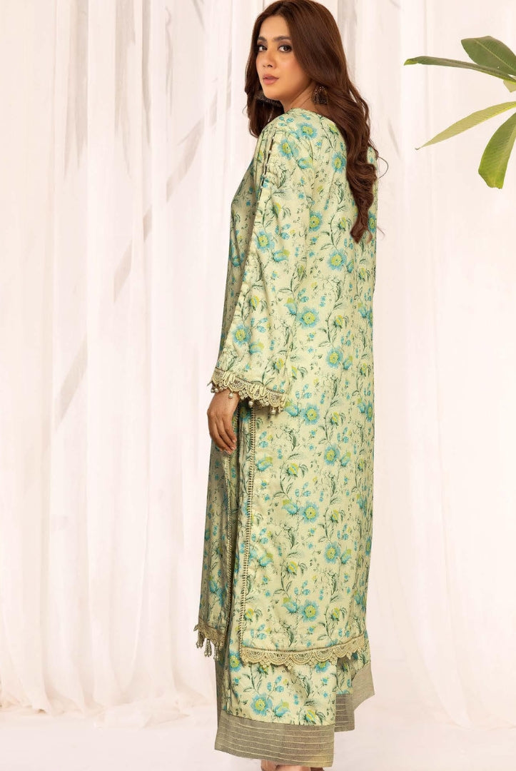 2 Piece Stitched Printed Winter Suits Collection From Inaaya By Johra - 10