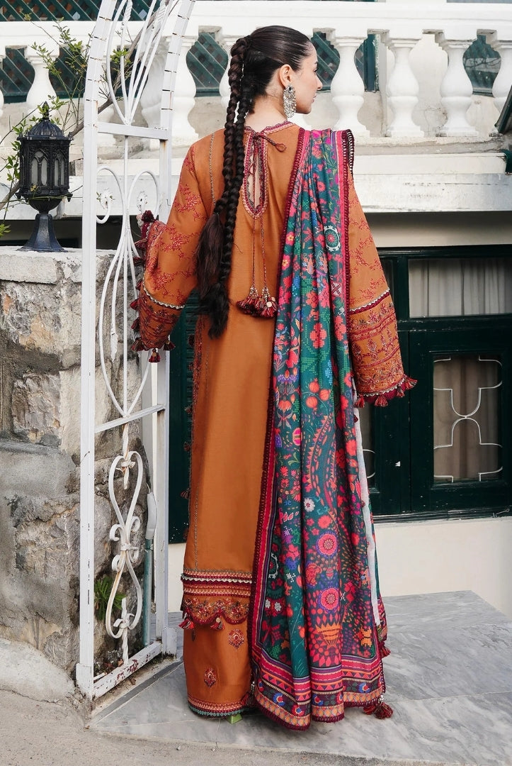 3 Piece Stitched Luxury Winter Shawl Suits Collection'24 By Hussain Rehar - TAMAR