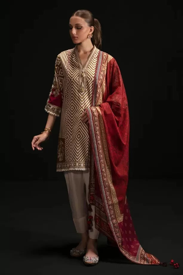 2 Piece Stitched Suit By Sana Safinaz Mahay - 56