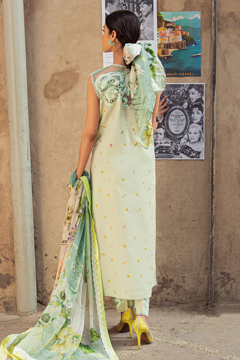 3 Piece Mushq TESORO Stitched Lawn Suit - BIANCA