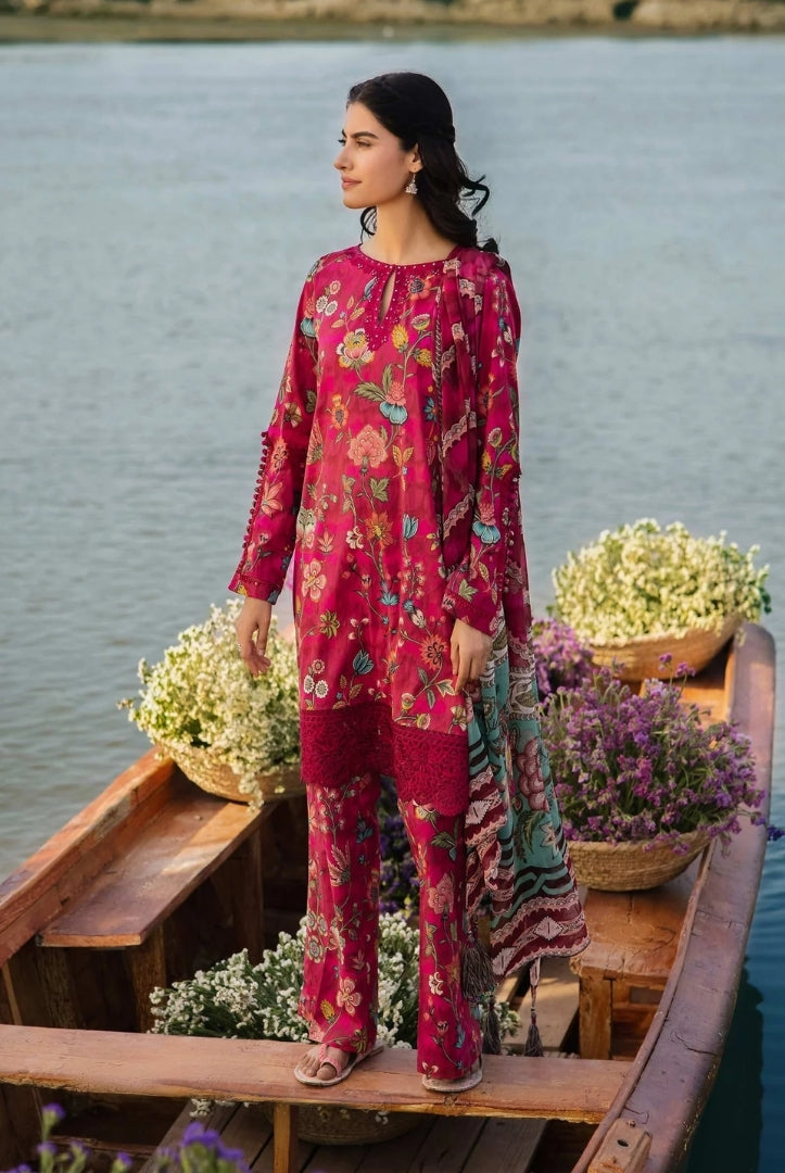 3 Piece Stitched Embroidered Suit By Ravi Kinare Collection From M.Basics By Maria.B - 11