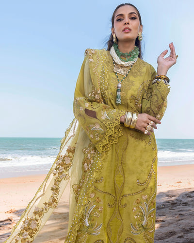 Saira Shakira 3 Piece Luxury Lawn Collection'25-SAMARA-A