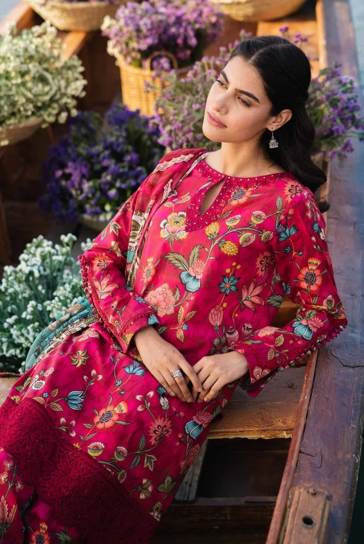 3 Piece Stitched Embroidered Suit By Ravi Kinare Collection From M.Basics By Maria.B - 11