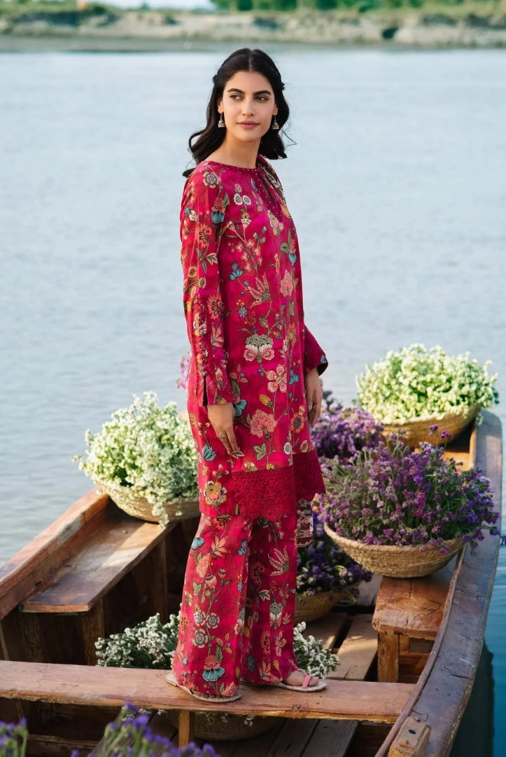 3 Piece Stitched Embroidered Suit By Ravi Kinare Collection From M.Basics By Maria.B - 11