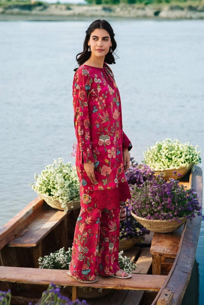 3 Piece Stitched Embroidered Suit By Ravi Kinare Collection From M.Basics By Maria.B - 11