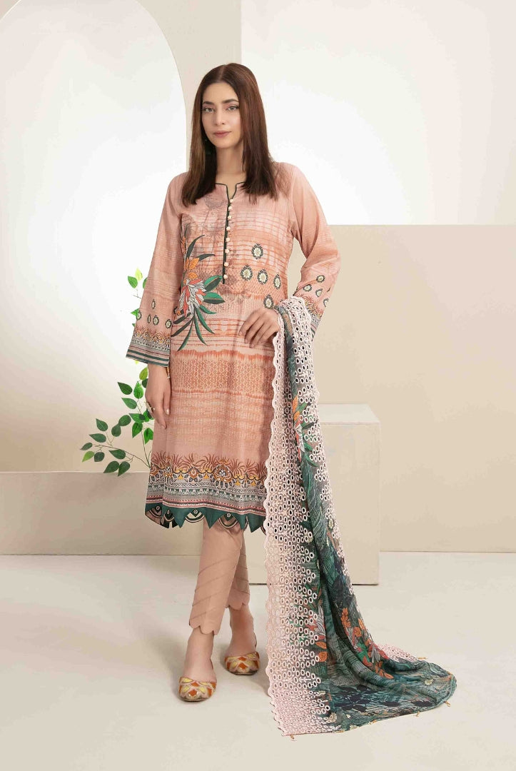 3Piece Stitched Suit By Tawakkal Raina - 11