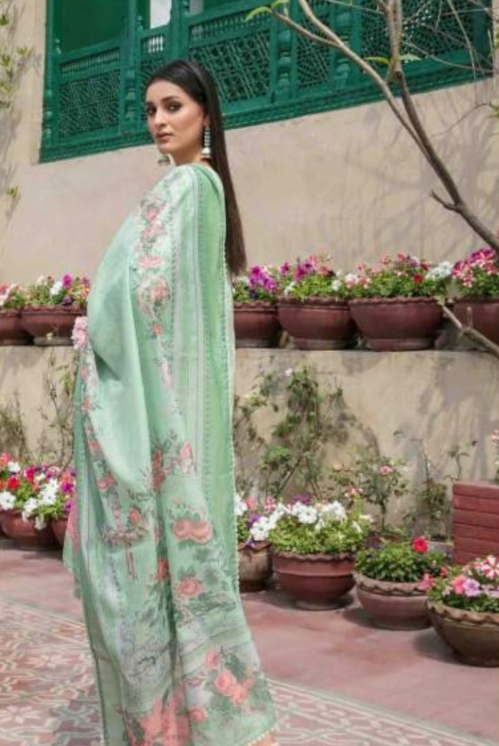 3 Piece Stitched Embroidered Jacquard Lawn Suit From Tawakkal Tradition of Love - 11