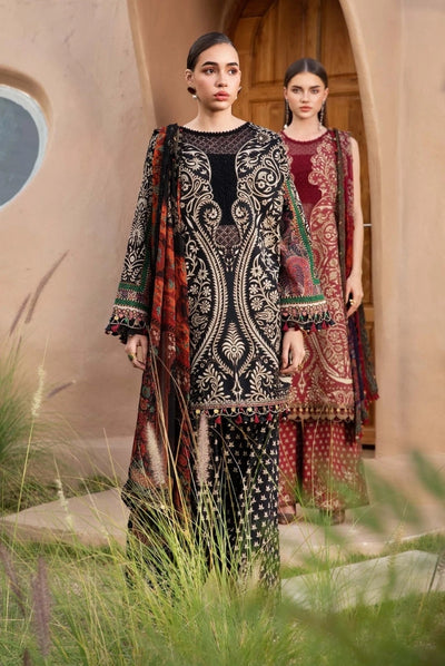 3 Piece Stitched Printed Lawn Suit From Maria.B M.Prints Spring Summer'25 Collection - 11