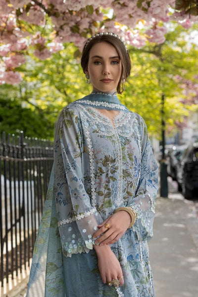 3 Piece Stitched Embroidered Printed Lawn Suit From Sobia Nazir Basics'25 Collection - 11