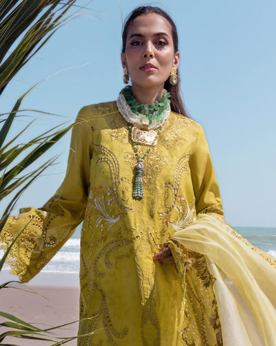 Saira Shakira 3 Piece Luxury Lawn Collection'25-SAMARA-A