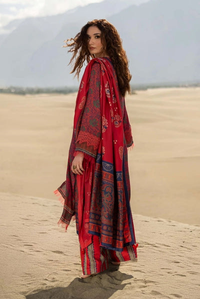 3 Piece Stitched Printed Marina Twill Suit From M.Basics By Maria.B Collection - 11