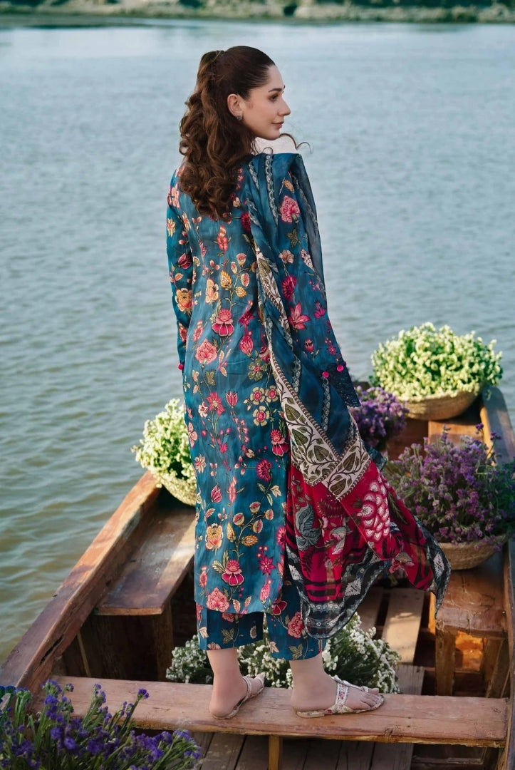 3 Piece Stitched Embroidered Suit By Ravi Kinare Collection From M.Basics By Maria.B - 12