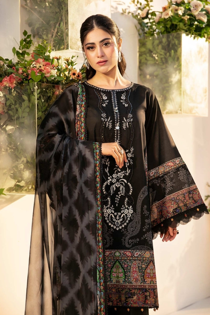3 Piece Stitched Embroidered Suit From M.Basics By Maria.B Lawn Vol'1 Collection - 13