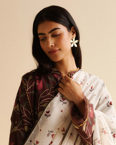 Coco Prints Drop Two By Zara Shahjahan 3 Piece Stitched Suit - 13