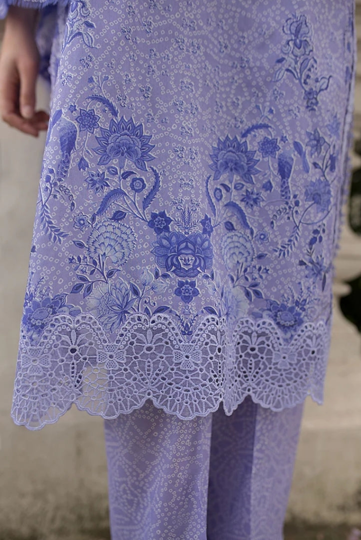 3 Piece Stitched Embroidered Printed Lawn Suit From Sobia Nazir Basics'25 Collection - 13