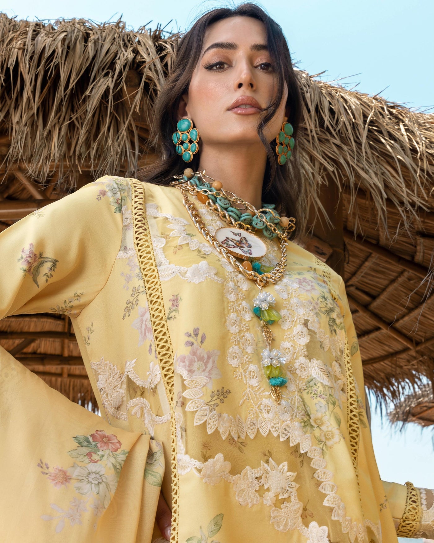 Saira Shakira 3 Piece Luxury Lawn Collection'25-SERENA-A