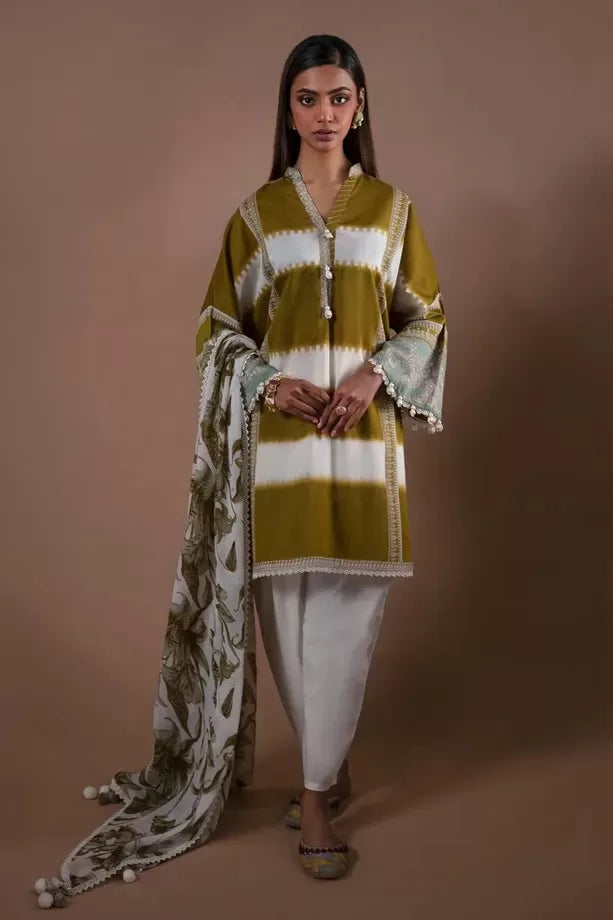 2 Piece Stitched Suit By Sana Safinaz Mahay - 07