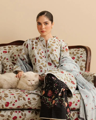 Coco Prints Drop Two By Zara Shahjahan 3 Piece Stitched Suit - 14