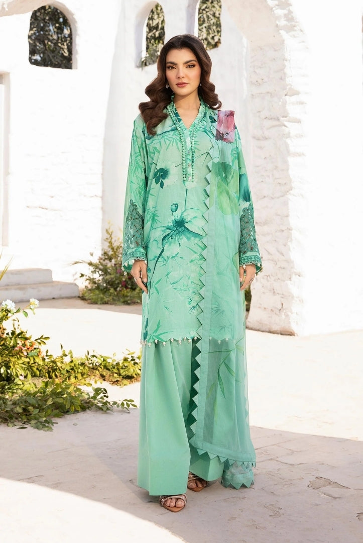 3 Piece Stitched Embroidered Suit From M.Basics By Maria.B Lawn Vol'1 Collection - 14