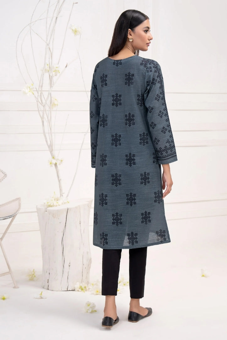 1 Pc Stitched Printed Khaddar Shirt By Limelight Winter Collection - 14