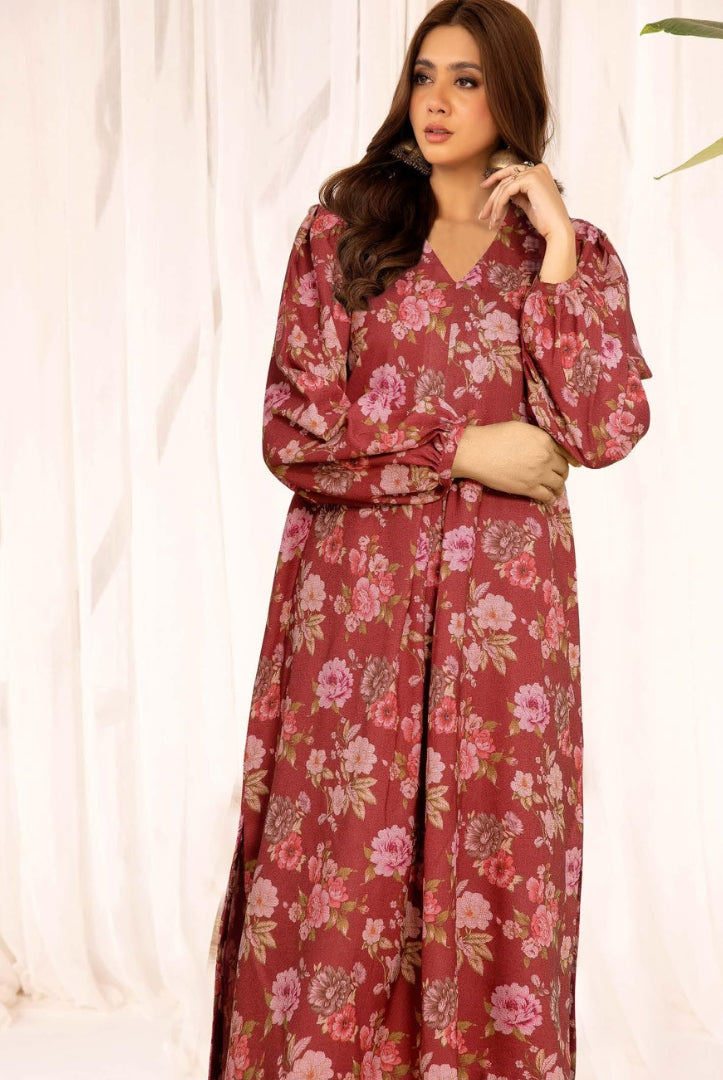 2 Piece Stitched Printed Winter Suits Collection From Inaaya By Johra - 14