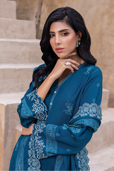 3 Piece Stitched Winter Essentials By LSM Lakhany Embroidered Cashmi Wool LG-RL-0307-C