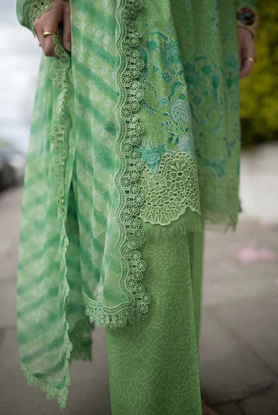 3 Piece Stitched Embroidered Printed Lawn Suit From Sobia Nazir Basics'25 Collection - 14