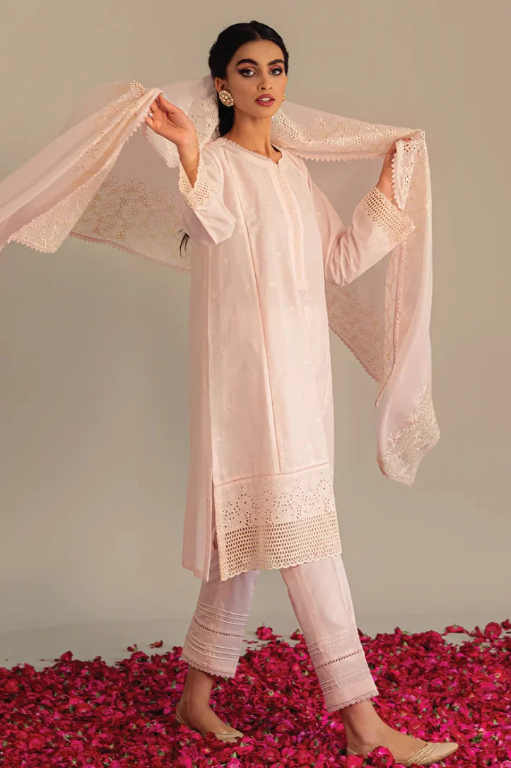 Cross Stitched 3 Piece Stitched Suit - 05