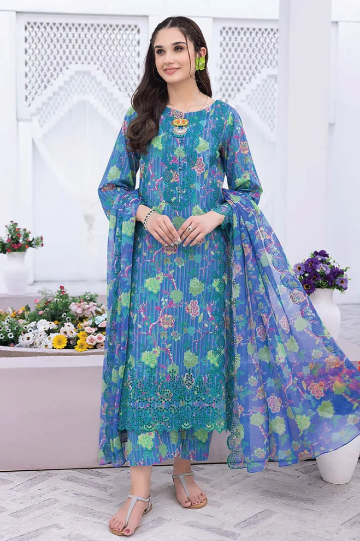 Rang-e-Bahar By Charizma 3 Piece Stitched Suit - 09