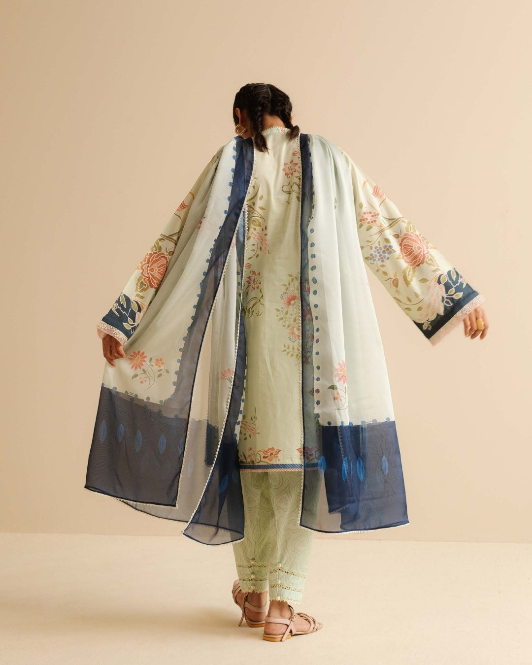 Coco Prints Drop Two By Zara Shahjahan 3 Piece Stitched Suit - 15