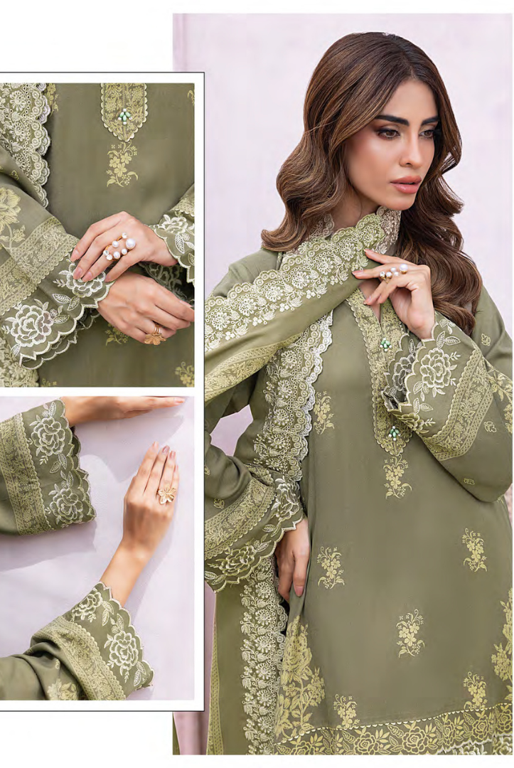 3 Piece Stitched Winter Essentials By LSM Lakhany Embroidered Cashmi Wool LG-RL-0307-в
