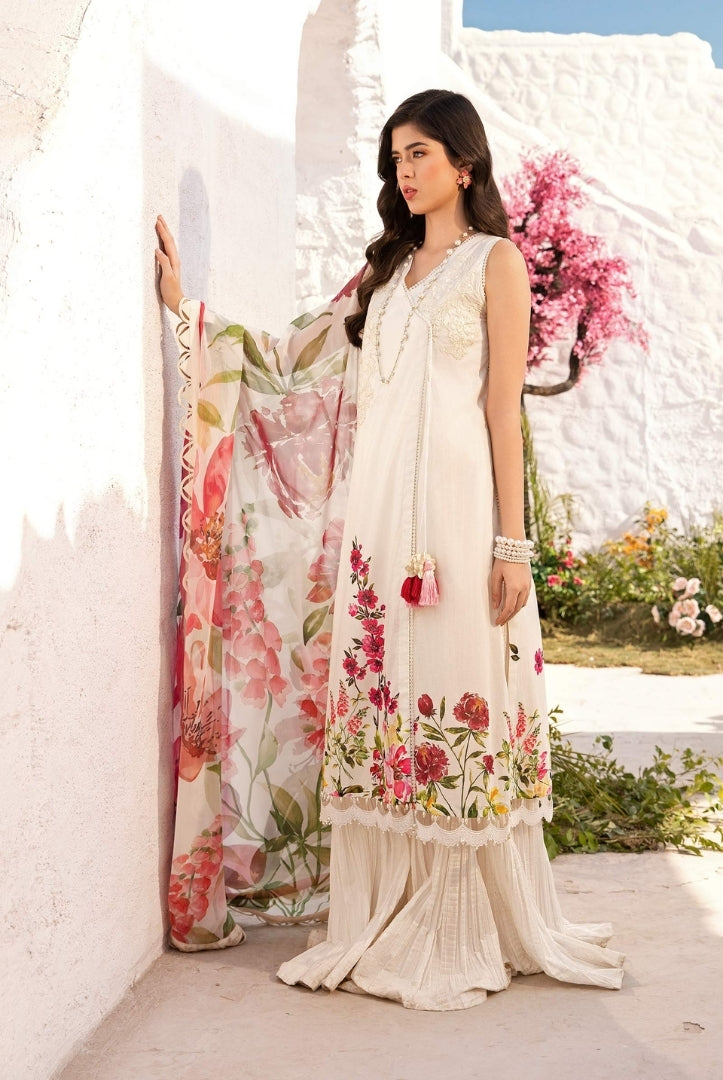 3 Piece Stitched Embroidered Suit From M.Basics By Maria.B Lawn Vol'1 Collection - 15