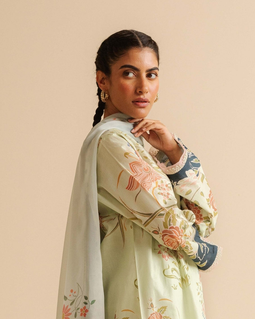 Coco Prints Drop Two By Zara Shahjahan 3 Piece Stitched Suit - 15