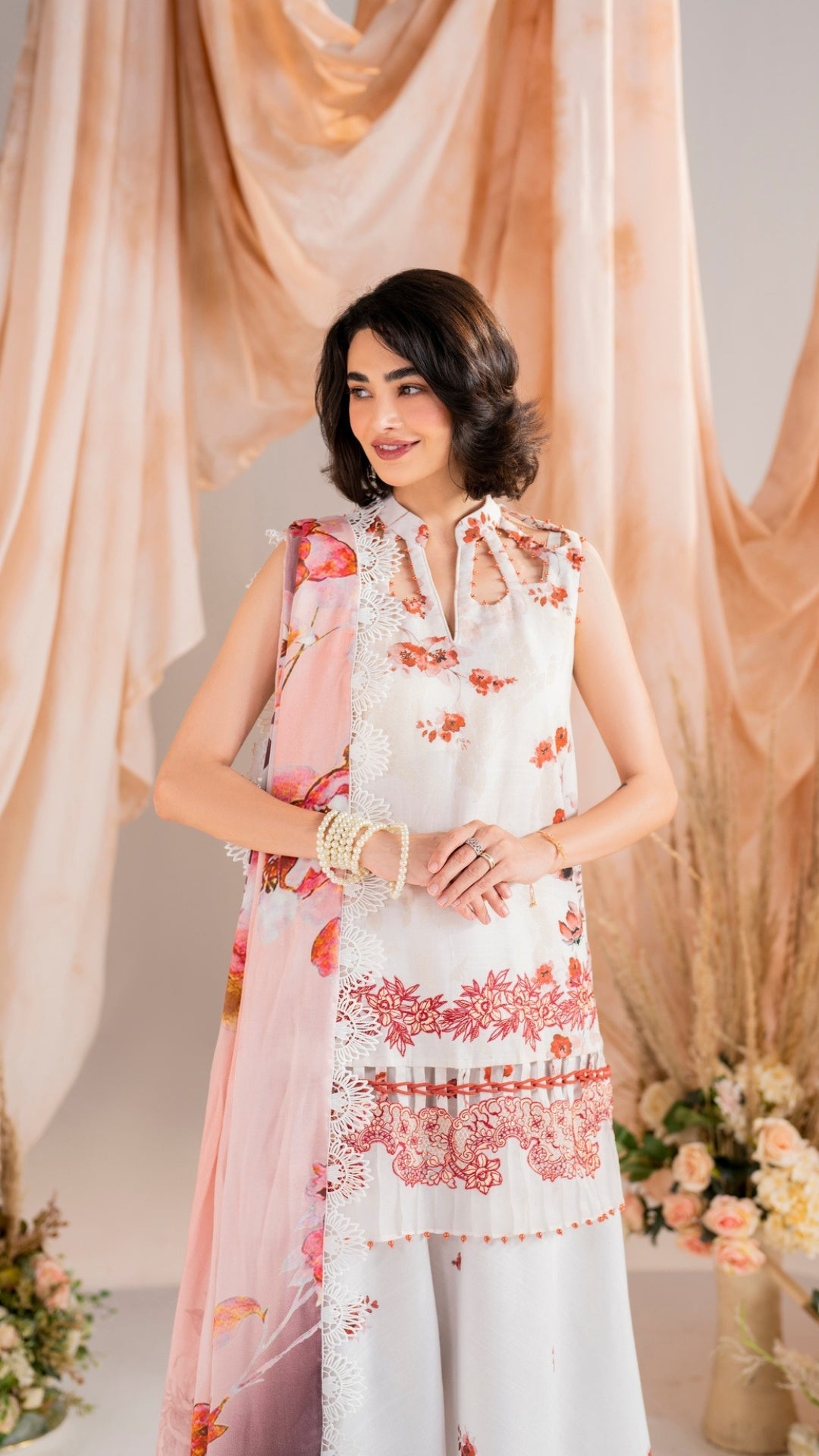 3 Piece Stitched Embroidered Digital Printed Suit | Winter Meraki'24 Vol'1 By Asifa & Nabeel - Embroider